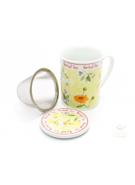 KUBEK Z ZAPARZACZEM "ZIOŁA"